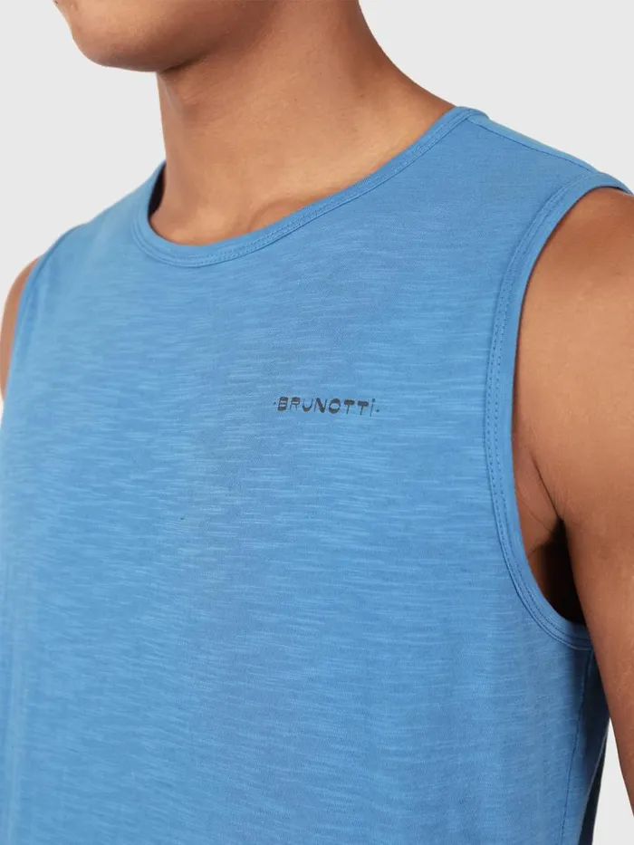 Brunotti Tshirts Men MalakuSlubSinglet Blue