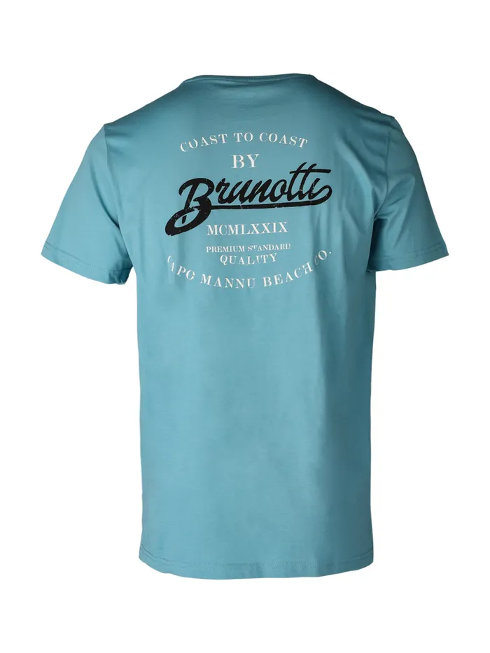 Brunotti Tshirts Men MilonBackRTshirt Blue