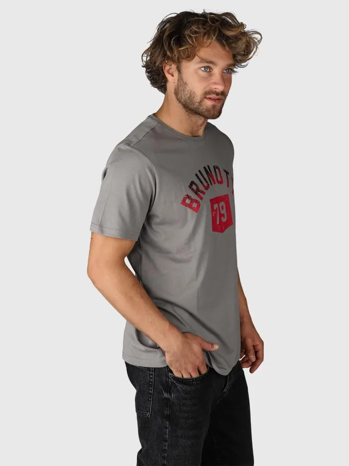 Brunotti Tshirts Men MilonLogoRTshirt Grey