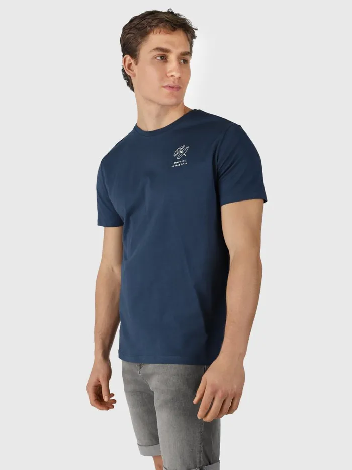 Brunotti Tshirts Men NoBadDaysTShirt Blue
