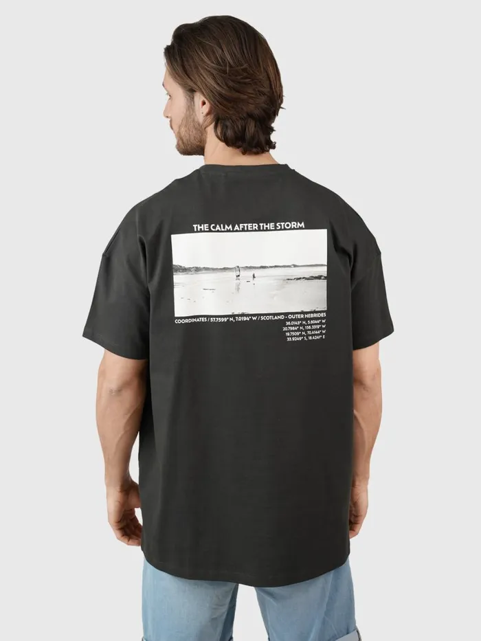 Brunotti Tshirts Men OrestisNatureOversized Tshirt Black