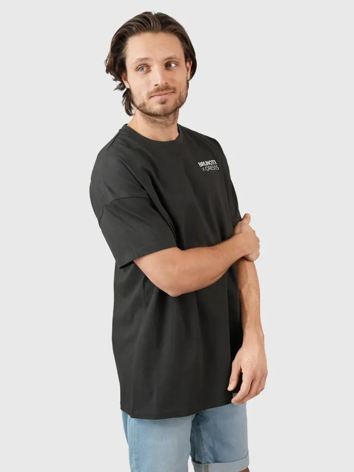 Brunotti Tshirts Men OrestisNatureOversized Tshirt Black