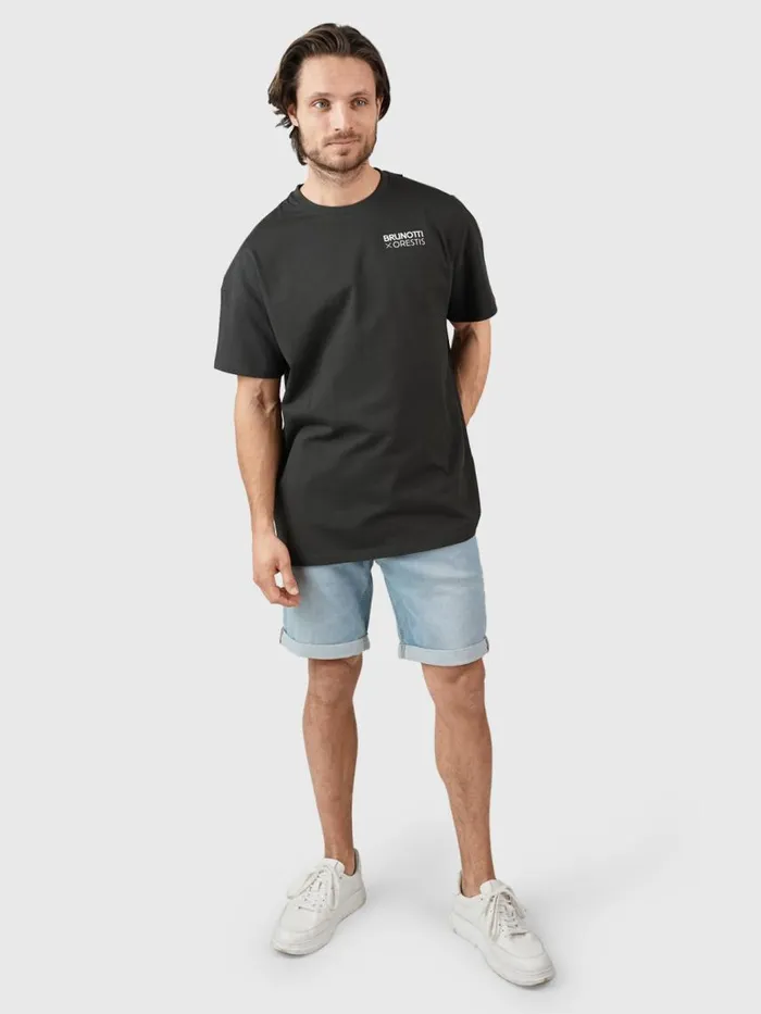 Brunotti Tshirts Men OrestisNatureOversized Tshirt Black
