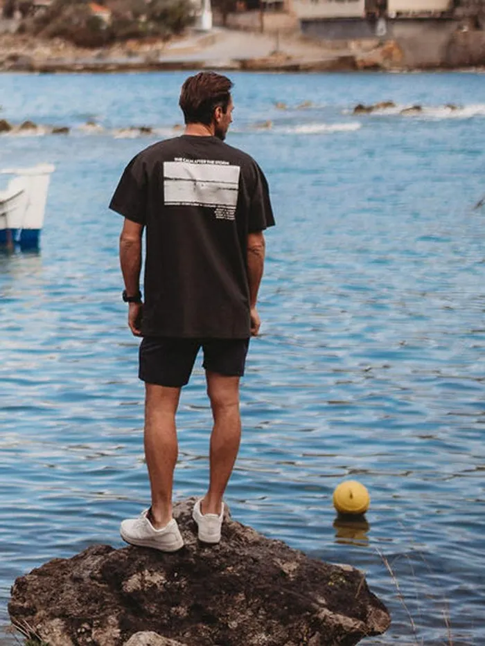 Brunotti Tshirts Men OrestisNatureOversized Tshirt Black