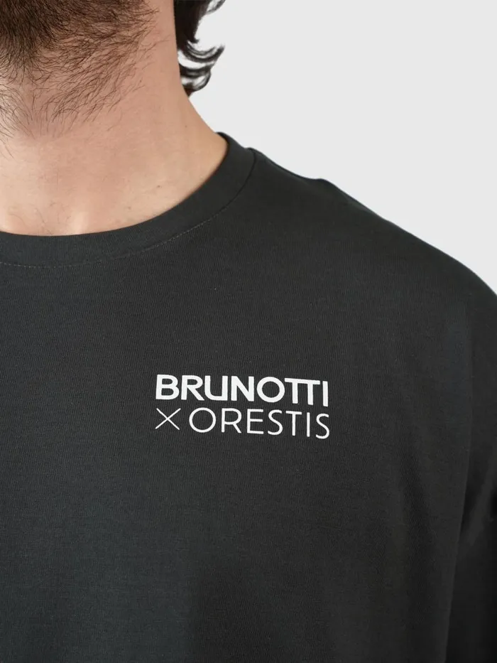 Brunotti Tshirts Men OrestisNatureOversized Tshirt Black
