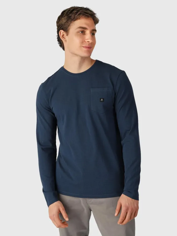 Brunotti Tshirts Men PascalLongsleeve Tshirt Blue