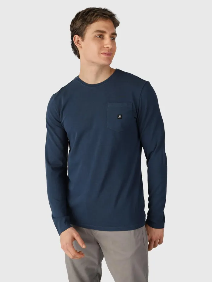 Brunotti Tshirts Men PascalLongsleeve Tshirt Blue