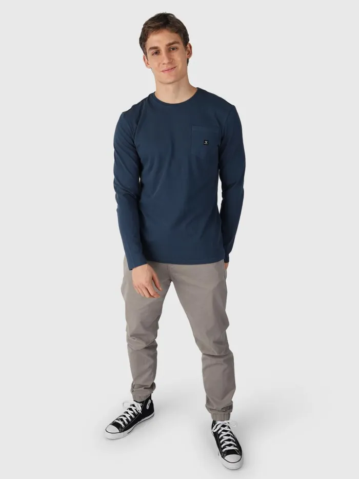 Brunotti Tshirts Men PascalLongsleeve Tshirt Blue