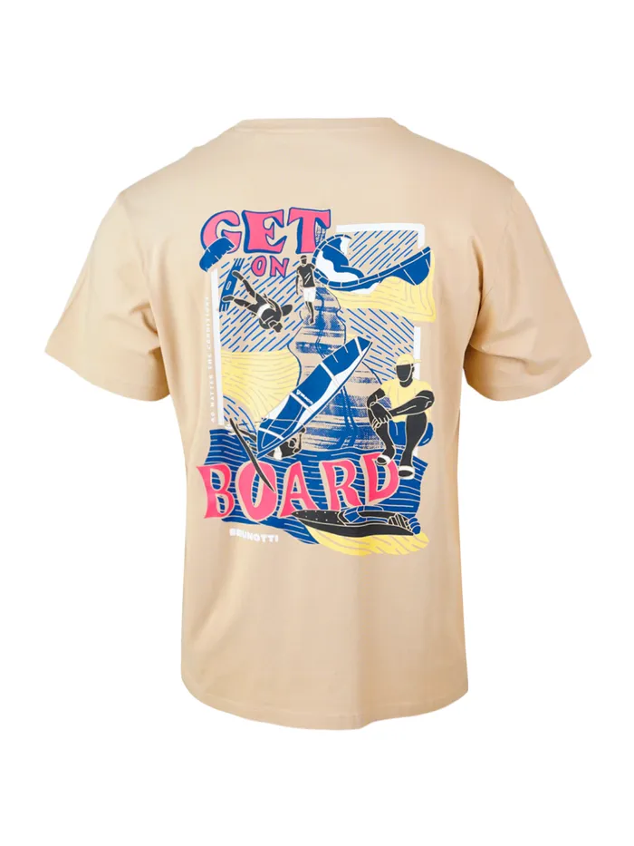 Brunotti Tshirts Men SeasideTshirt Beige