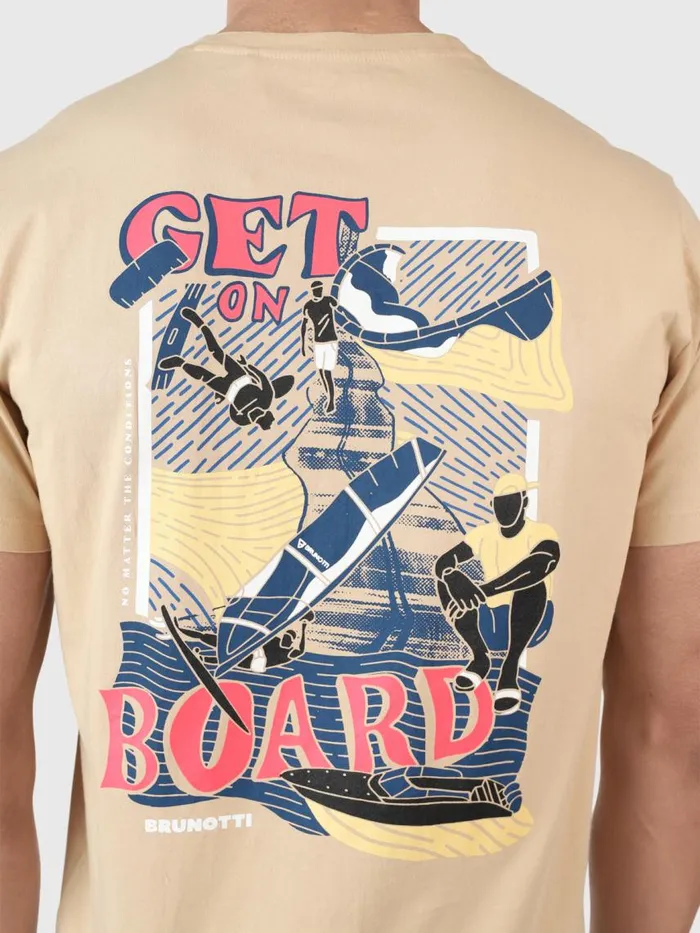 Brunotti Tshirts Men SeasideTshirt Beige