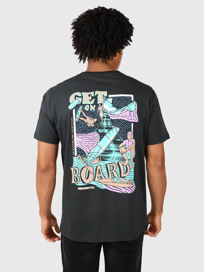Brunotti Tshirts Men SeasideTshirt Black