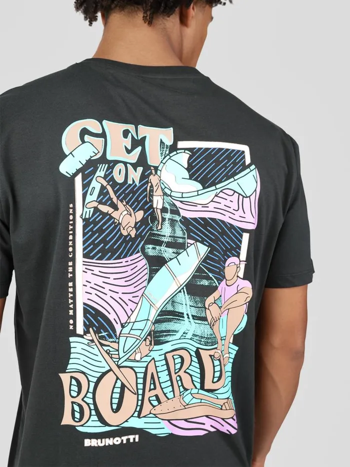 Brunotti Tshirts Men SeasideTshirt Black