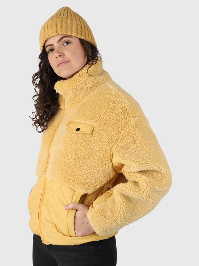 Brunotti Teddy Women Becca Teddy Jacket Yellow
