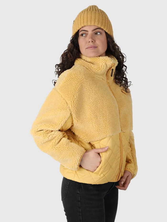 Brunotti Teddy Women Becca Teddy Jacket Yellow