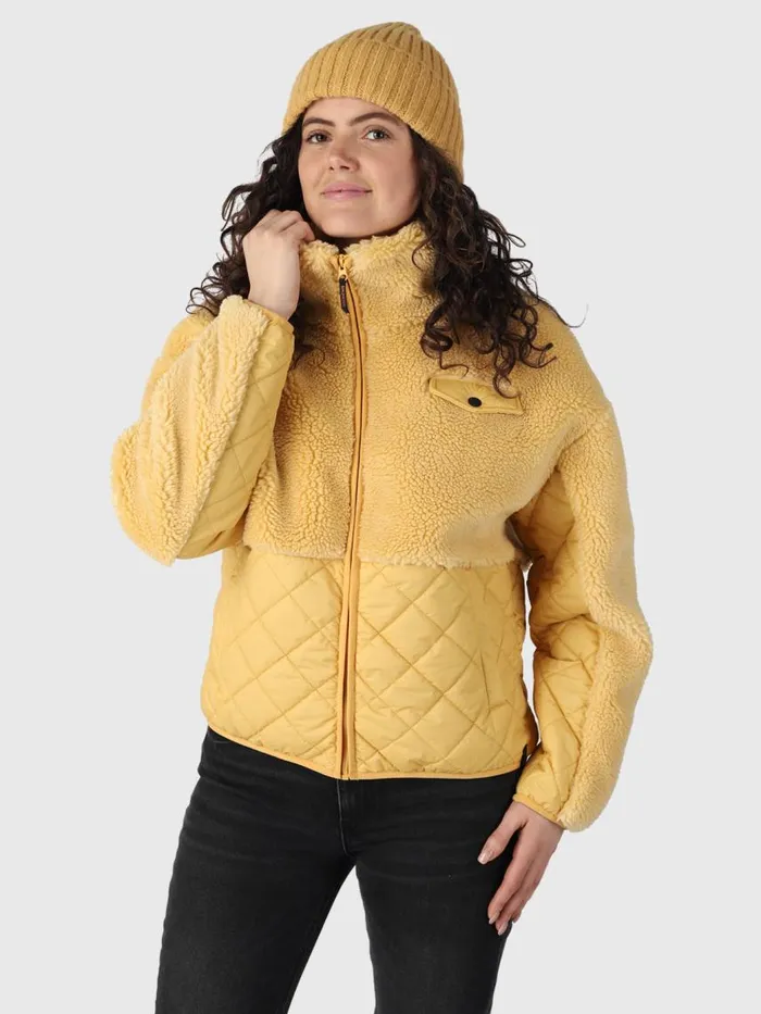 Brunotti Teddy Women Becca Teddy Jacket Yellow