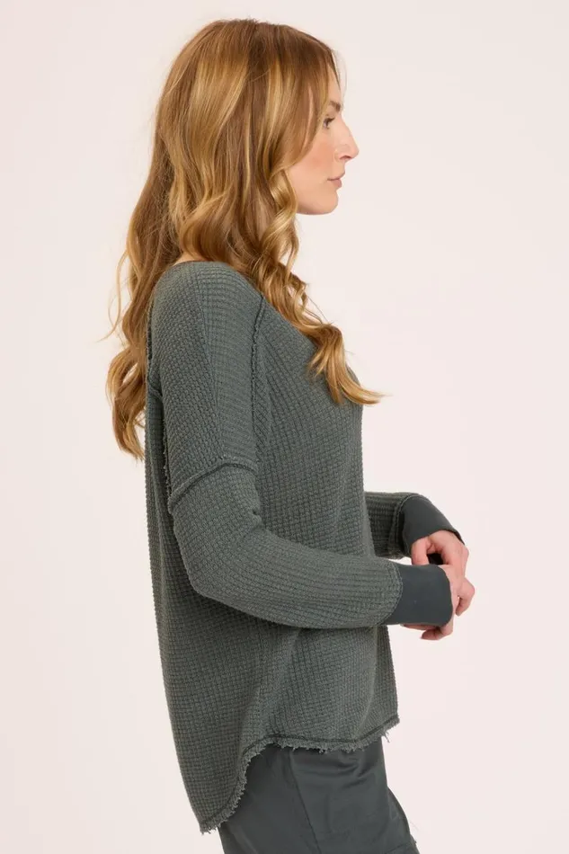 Bullock VNeck Pullover Hawthorn Leaf Clothing XCVI Sweatshirts