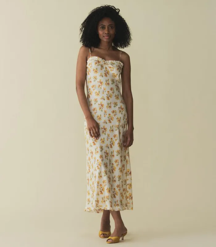CALSI DRESS Amber Frolicking Floral Shop DEN Dresses