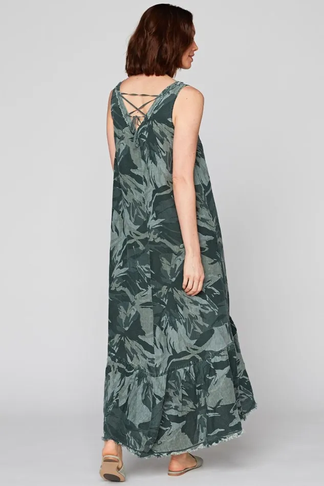 Camo Tropical Dress Ivy Hall Clothing XCVI Dresses