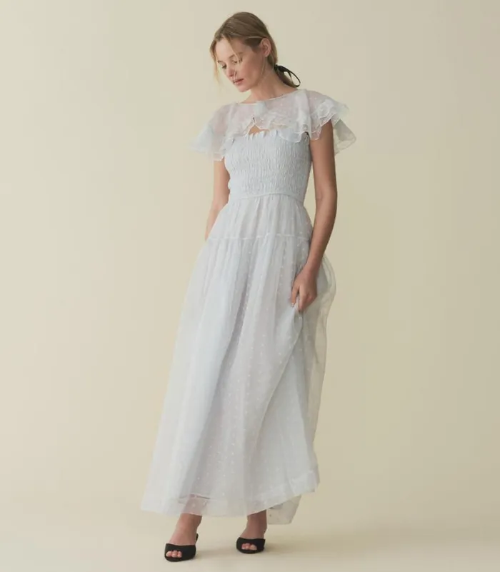 CARISTINA DRESS Whisper Blue Shop DEN Dresses