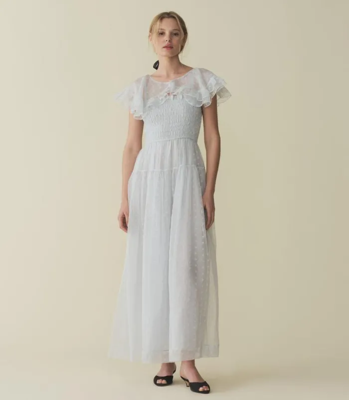 CARISTINA DRESS Whisper Blue Shop DEN Dresses