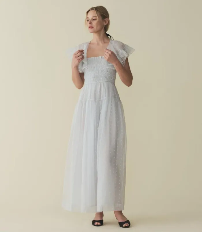 CARISTINA DRESS Whisper Blue Shop DEN Dresses