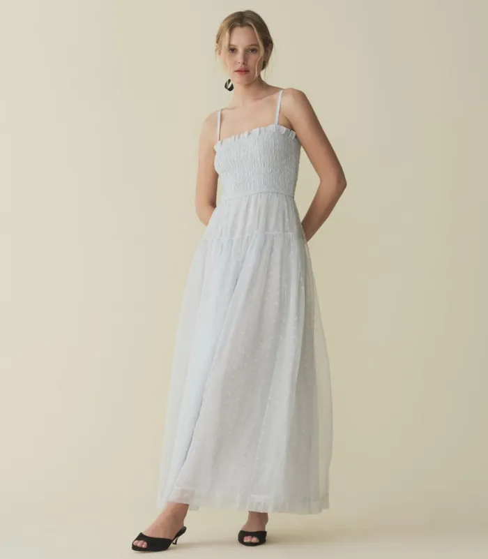 CARISTINA DRESS Whisper Blue Shop DEN Dresses