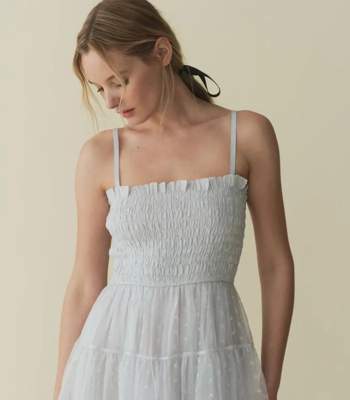 CARISTINA DRESS Whisper Blue Shop DEN Dresses