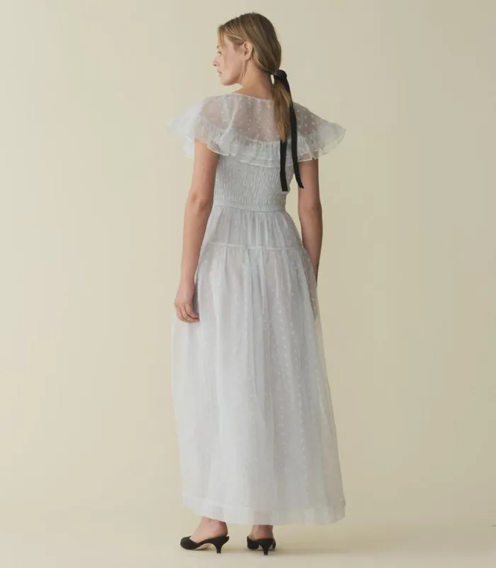 CARISTINA DRESS Whisper Blue Shop DEN Dresses