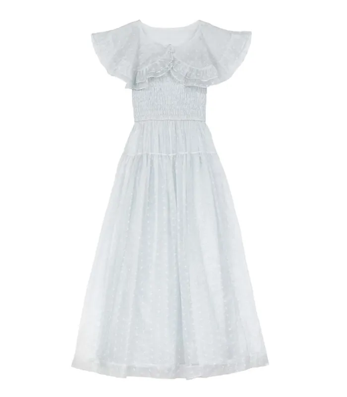 CARISTINA DRESS Whisper Blue Shop DEN Dresses