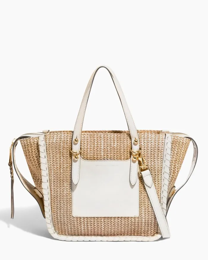 Casablanca Raffia Medium Tote Vanilla Ice Women Aimee Kestenberg Tote Bags