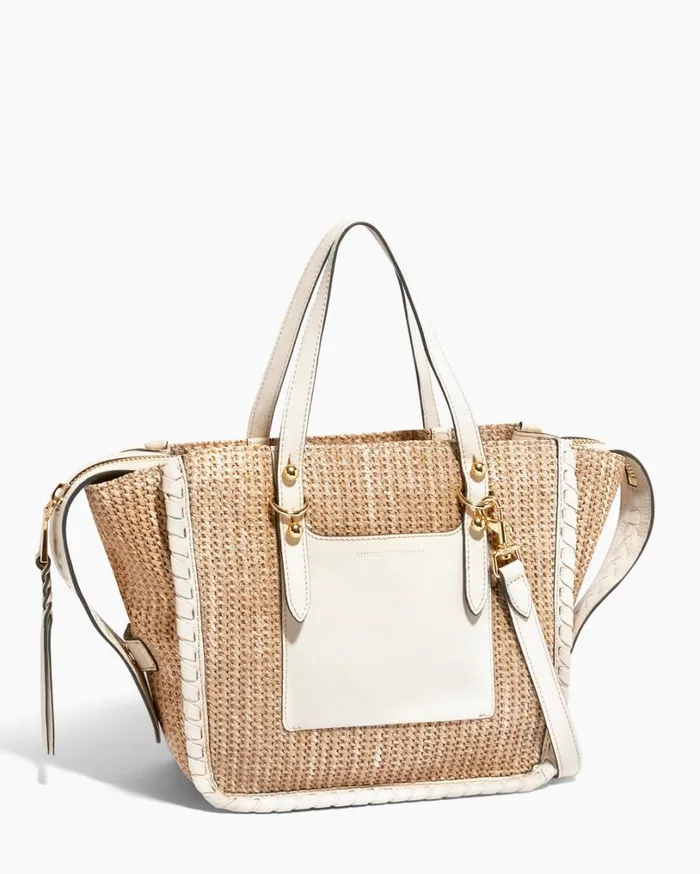Casablanca Raffia Medium Tote Vanilla Ice Women Aimee Kestenberg Tote Bags