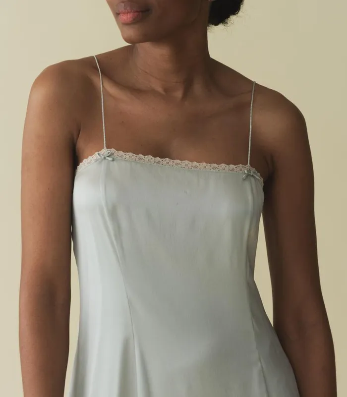 CELANO DRESS Dusty Blue Shop DEN Dresses