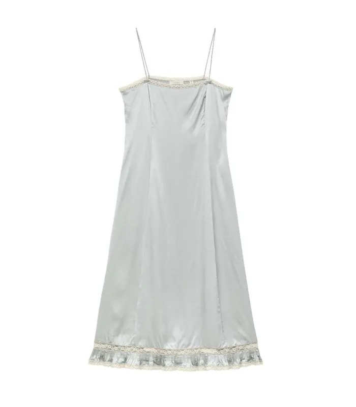 CELANO DRESS Dusty Blue Shop DEN Dresses