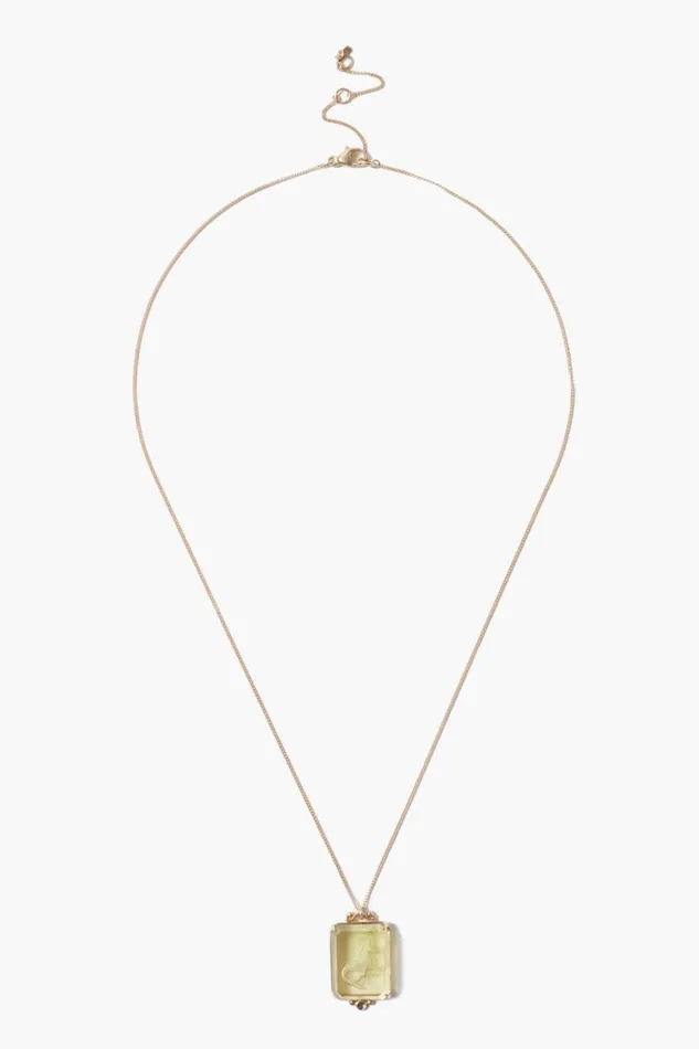 Chan Luu 14k Capricorn Zodiac Necklace Women 14k Fine