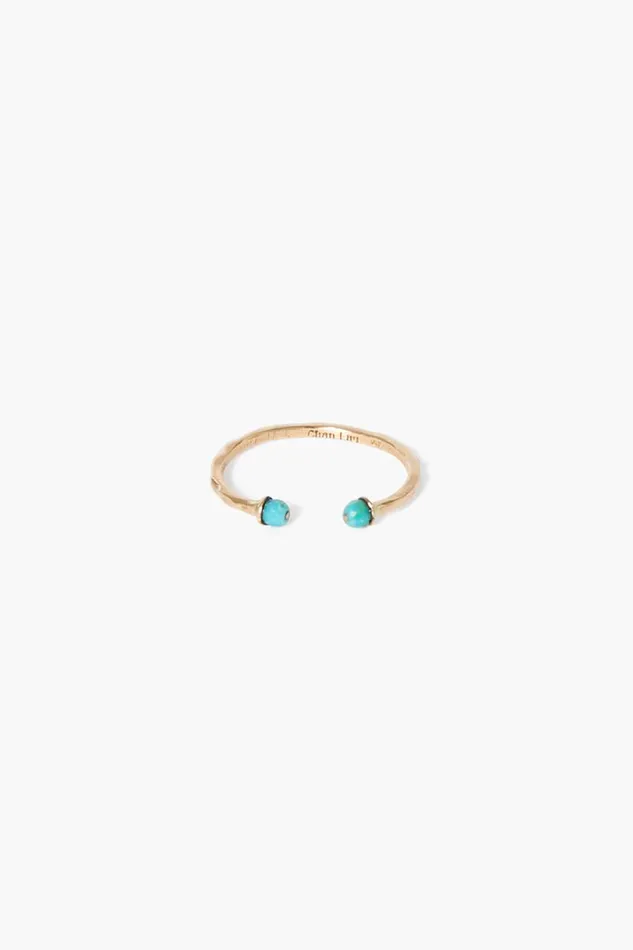 Chan Luu 14k Dua Toe Ring Turquoise Women Toe Rings