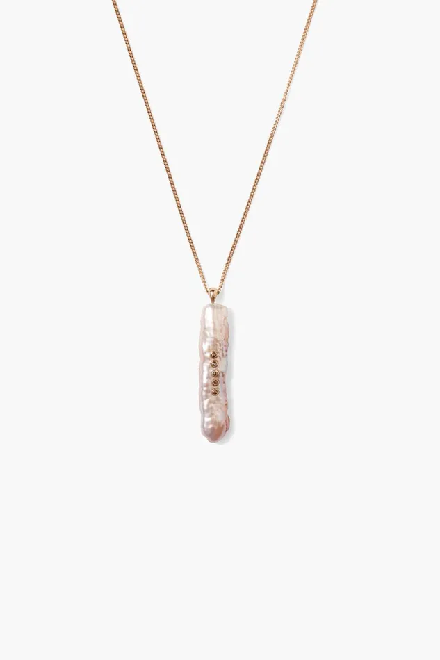 Chan Luu 14k Haena Necklace Pink Pearl Women Necklaces