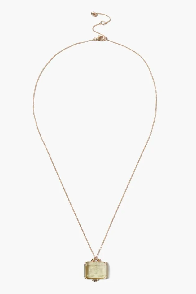 Chan Luu 14k Libra Zodiac Necklace Women 14k Fine