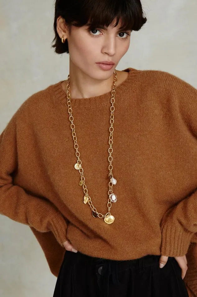 Chan Luu Anya Necklace Gold Mix Women Necklaces