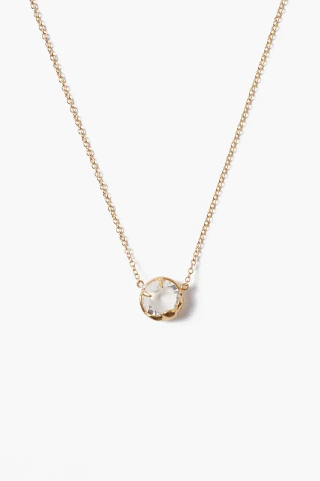 Chan Luu April Birthstone Necklace Diamond Crystal Women Necklaces