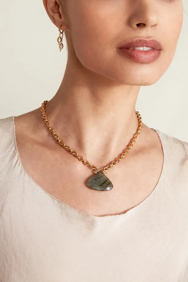 Chan Luu Augustine Necklace Labradorite Women Necklaces