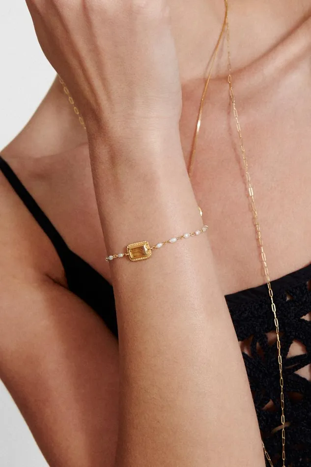 Chan Luu Aura Bracelet White Pearl Mix Women Bracelets