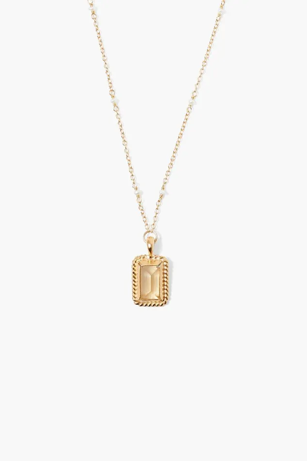 Chan Luu Aura Necklace Citrine Women Necklaces