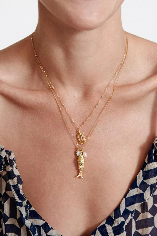 Chan Luu Aura Necklace Citrine Women Necklaces
