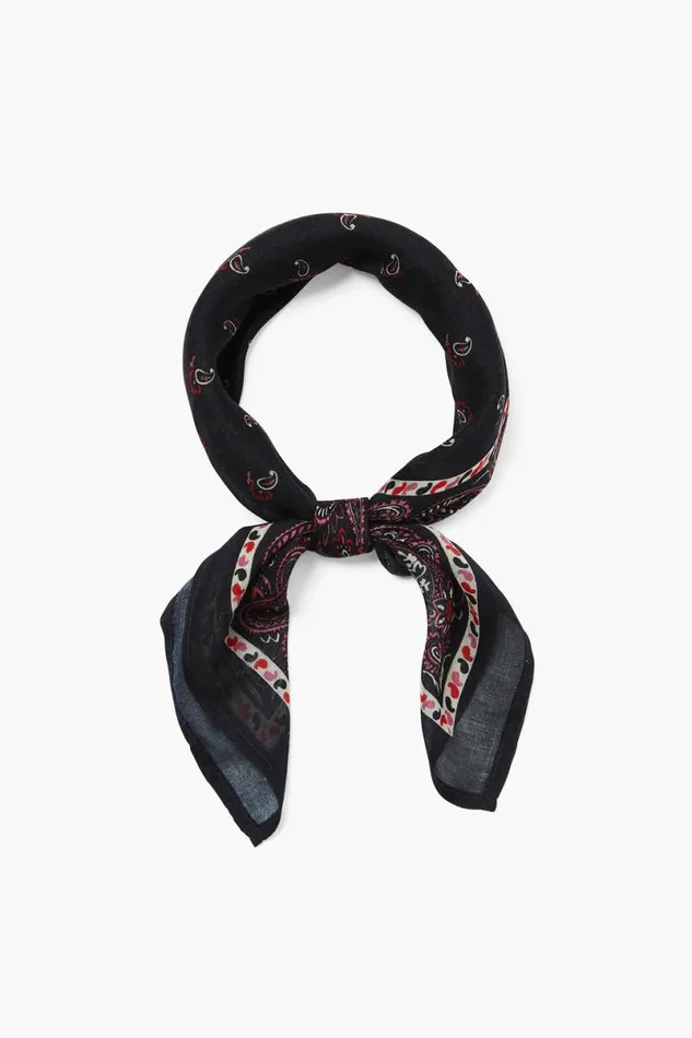 Chan Luu Bandana Black Paisley Women Bandanas