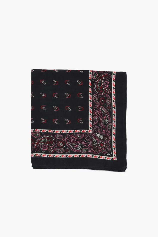 Chan Luu Bandana Black Paisley Women Bandanas