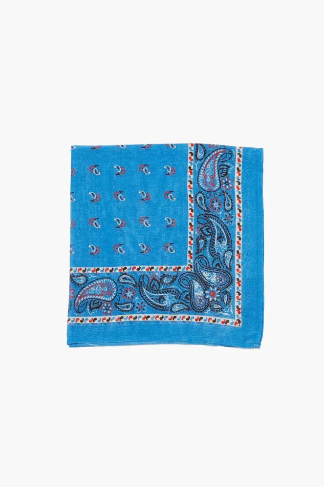 Chan Luu Bandana Blue Paisley Women Bandanas