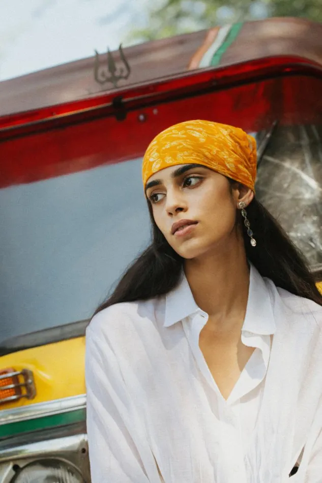 Chan Luu Bandana Marigold Paisley Women Bandanas