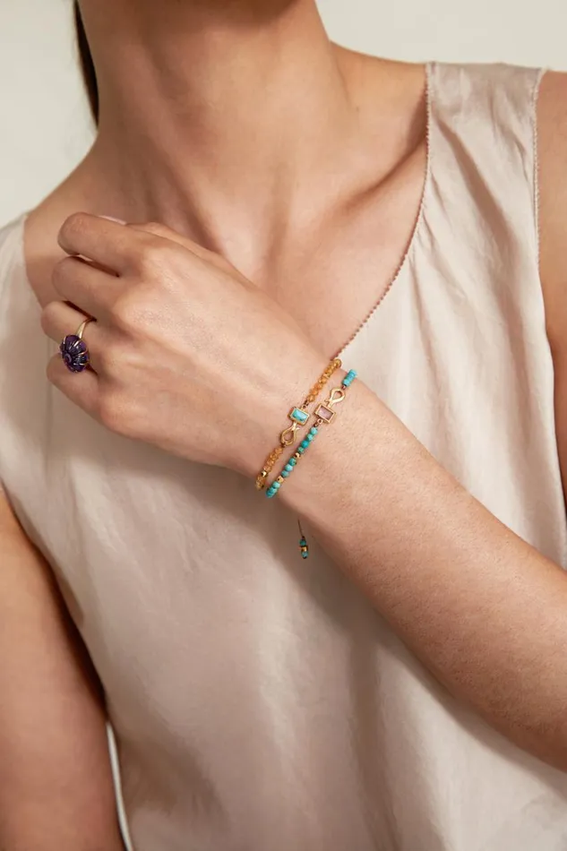 Chan Luu Bermuda Bracelet Turquoise Mix Women Bracelets