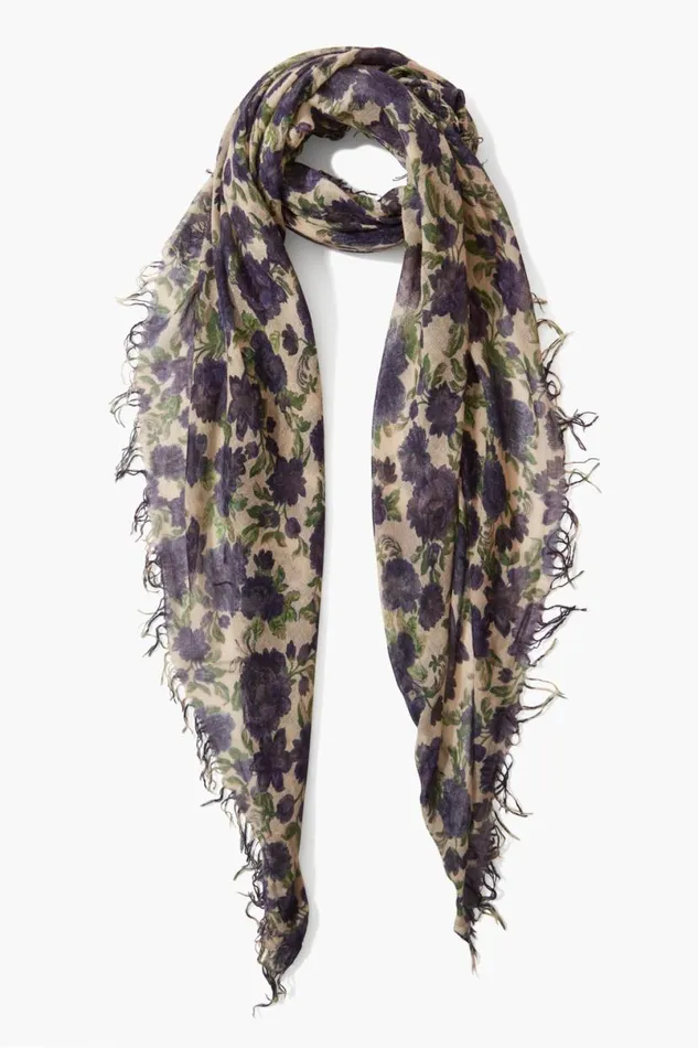 Chan Luu Cashmere And Silk Scarf Concord Garden Women Scarves