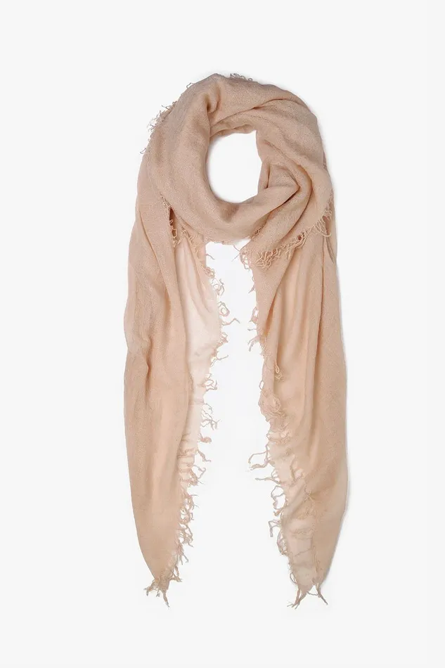 Chan Luu Cashmere And Silk Scarf Doeskin Women Scarves